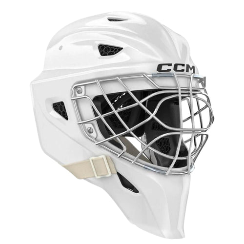 CCM Målvaktsmask AXIS F9 CERTIFIED CAT-EYE VIT SENIOR