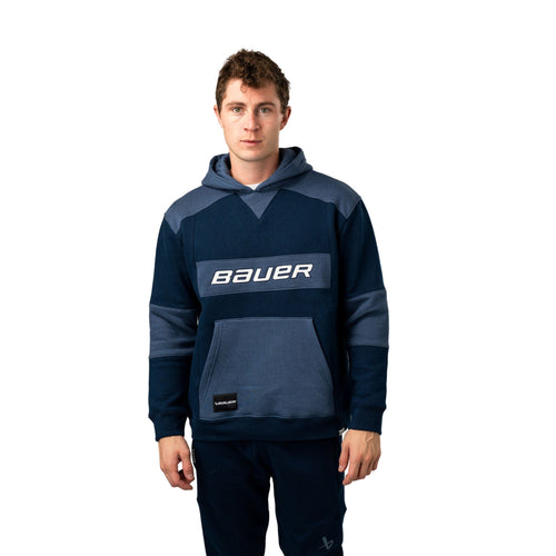 S24 BAUER GAMECHANGER HOODIE NAVY SENIOR