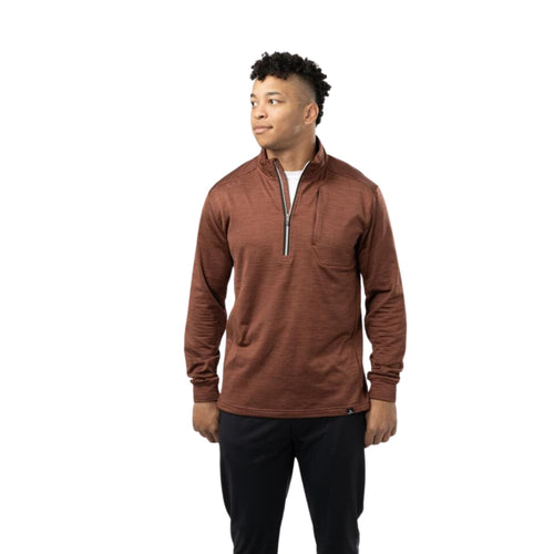 S23 BAUER FLC TEXTURED HALF ZIP SENIOR