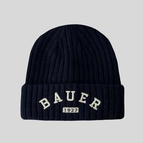 S25 BAUER RIBBED KNIT TOQUE MÖSSA NAVY