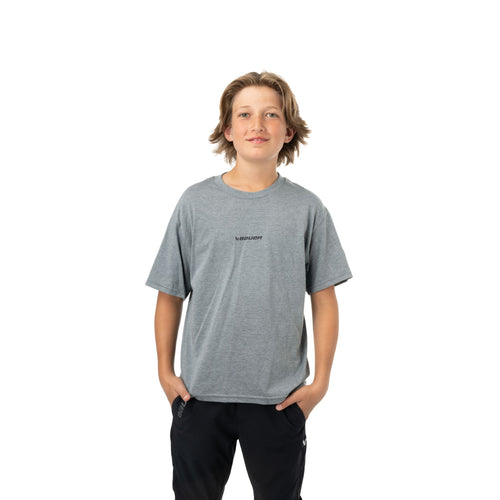 S24 BAUER CORE SS TEE YOUTH GRÅ (UNISEX)
